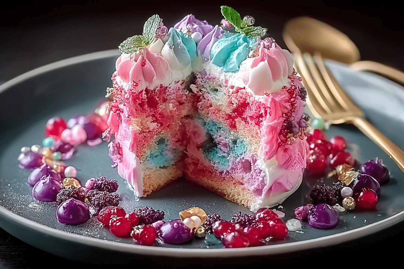 Cotton Candy Cake