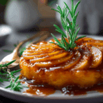 Apple Tarte Tatin with Rosemary-Infused Caramel