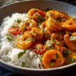 Insanely Good Coconut Curry Shrimp with Fluffy Rice