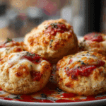 Cheesy Pizza Biscuit Bombs
