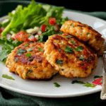 Low-Calorie Cheesy Chicken Patties (Weight Watchers Friendly)