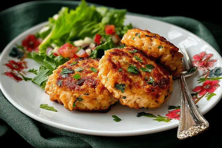 Low-Calorie Cheesy Chicken Patties (Weight Watchers Friendly)