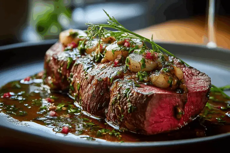 SUCCULENT HERB BUTTER BEEF TENDERLOIN ROAST