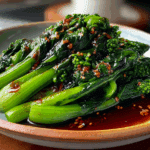 Steamed Gai Lan with Hoisin Garlic Sauce
