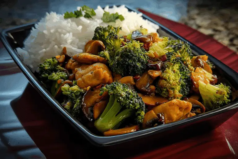 Garlic Chicken Stir-Fry with Broccoli & Mushrooms