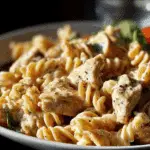 Creamy Crock Pot Ranch Chicken Pasta
