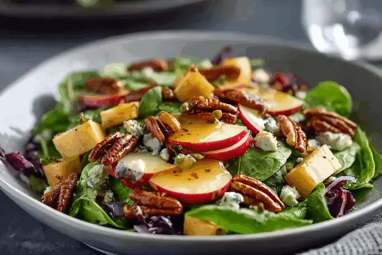 Crisp Apple-Pecan Salad with Vinaigrette