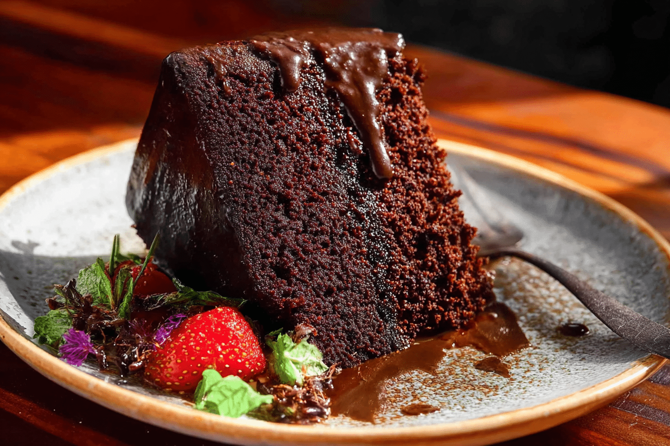 FUDGY CHOCOLATE CAKE