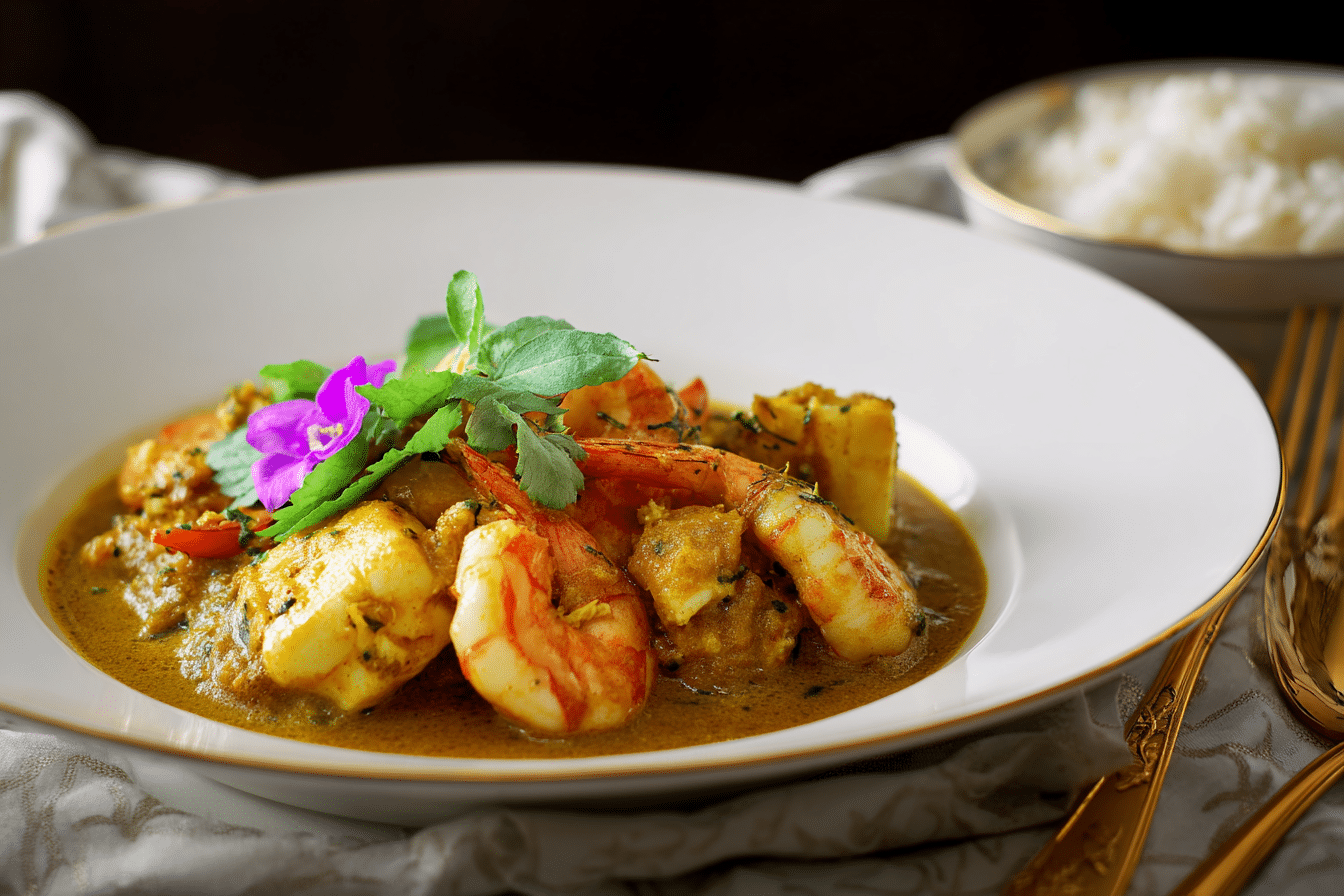 Sri Lankan Fish and Prawn Curry