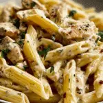 Creamy Crack Chicken Penne Pasta