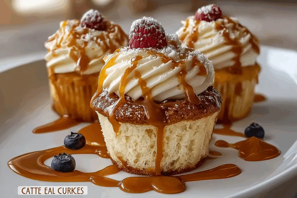Salted Caramel Cream Cheese Cupcakes