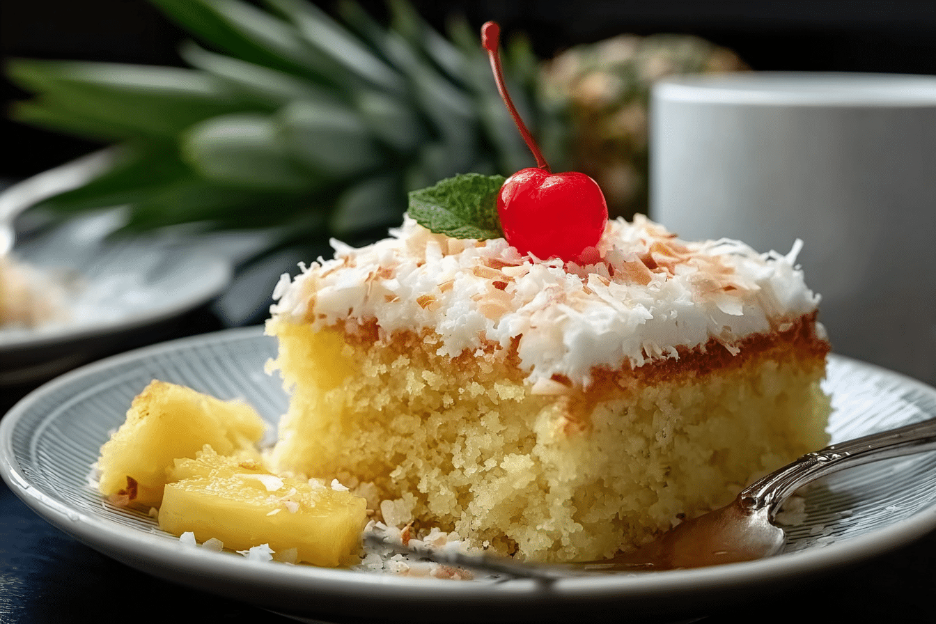 Pineapple Coconut Sheet Cake (A Sunday Favorite!)