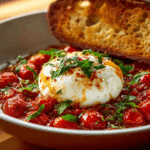 Hot Honey Tomato Burrata Dip