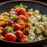 Chickpea Grain Bowl with Feta & Tomatoes