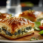 Spinach and Cheese Puff Pastry Squares