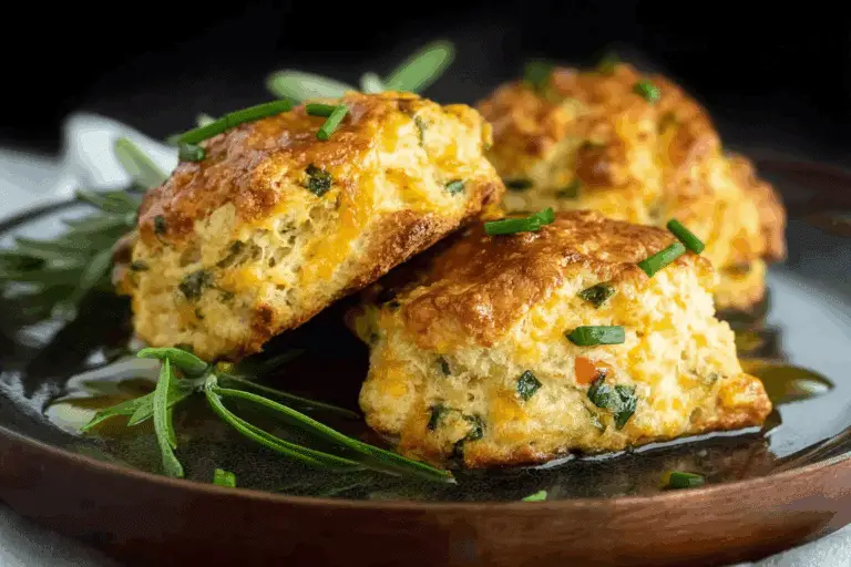 Double Cheese and Chive Scones