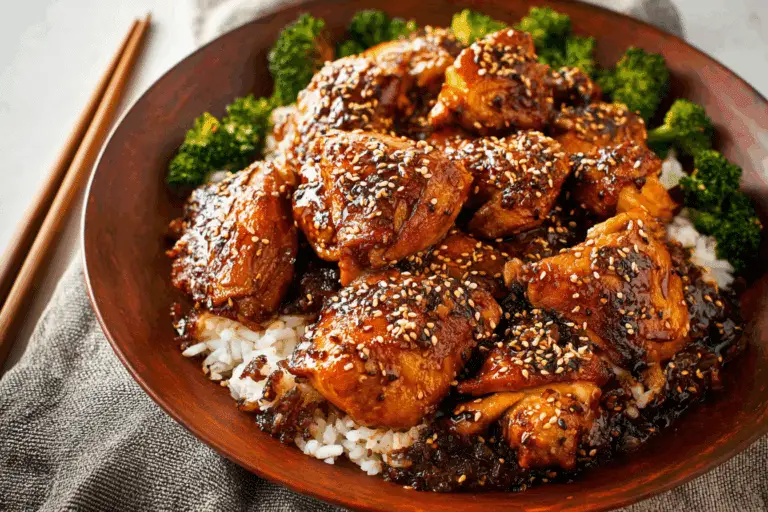 Juicy Sesame Soy Chicken
