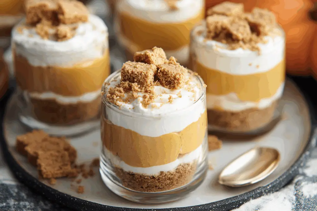 Pumpkin Cheesecake Mini Trifles