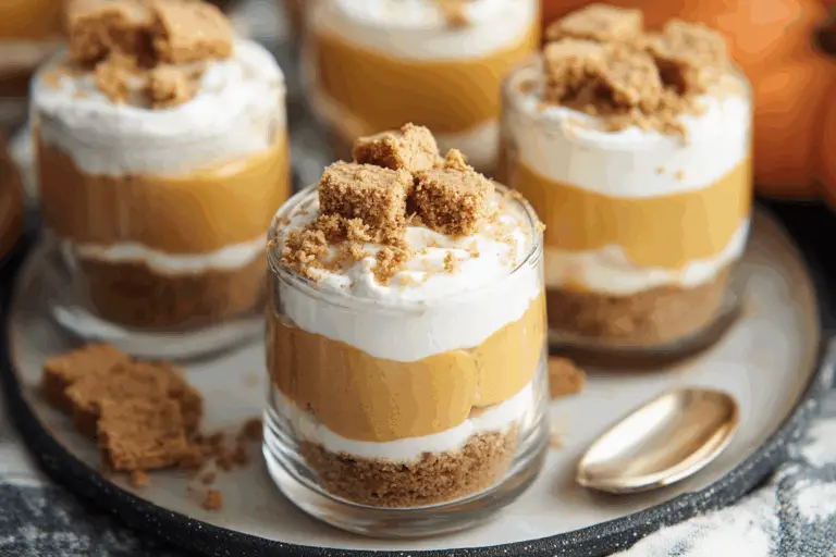 Pumpkin Cheesecake Mini Trifles