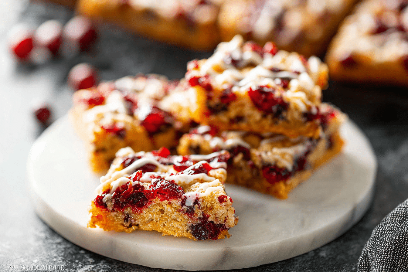 Cranberry Bliss Bars {Starbucks Copycat Recipe}
