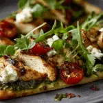 Pesto Chicken Flatbread