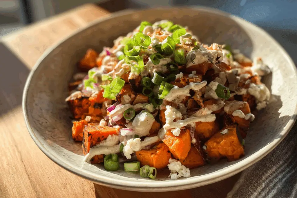 BBQ Ranch Sweet Potato Bowl