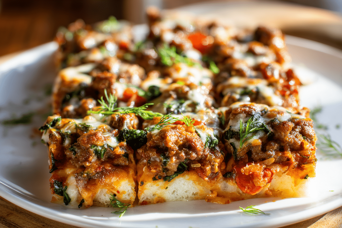 School Lunch Pizza