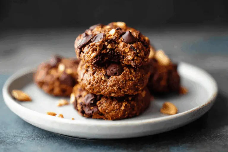 Raw Peanut Butter Chocolate Chip Cookies {Vegan}