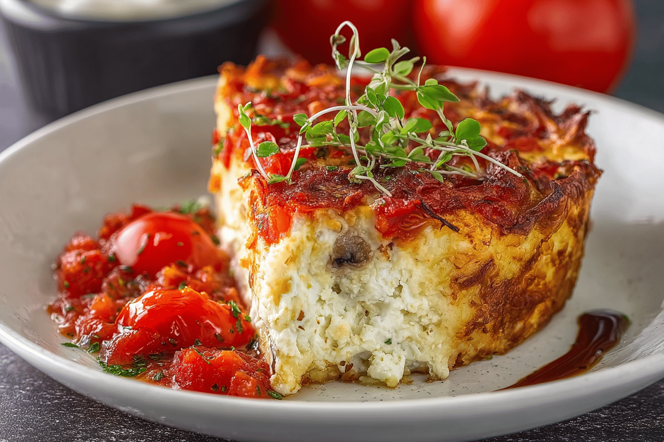Pizza Style Cottage Cheese Bake