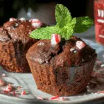 Double Chocolate Muffins with Peppermint