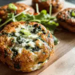 Spinach Cottage Cheese Flagels