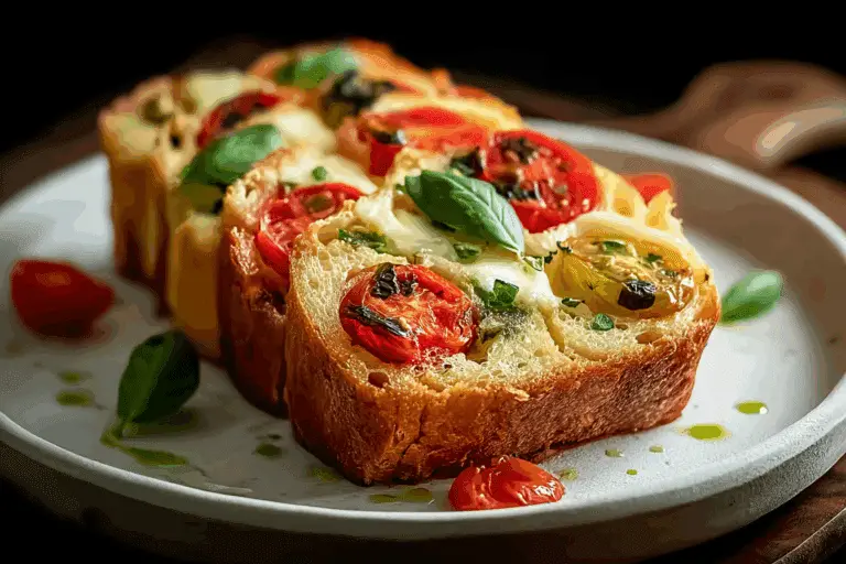 Savory Caprese Bread