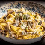 15-Minute Creamy Mushroom Tagliatelle