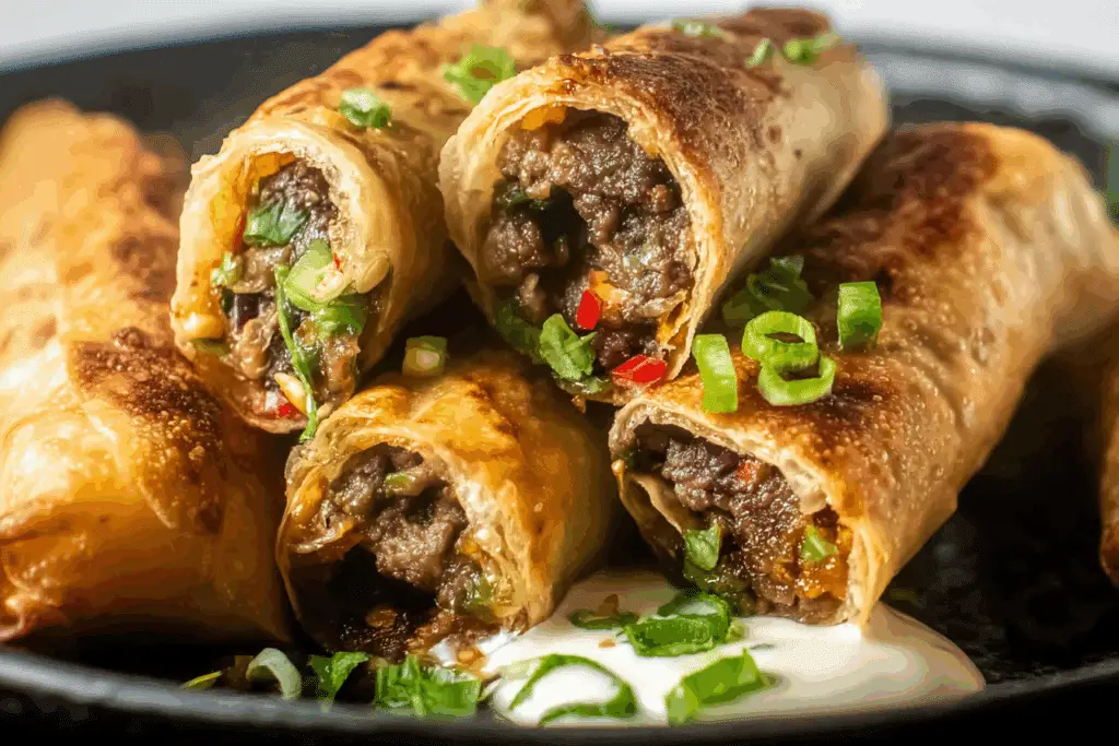 Middle Eastern Sambousek Egg Rolls