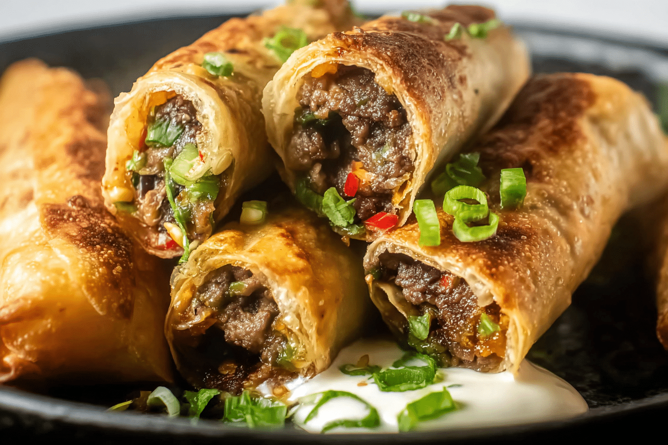 Middle Eastern Sambousek Egg Rolls