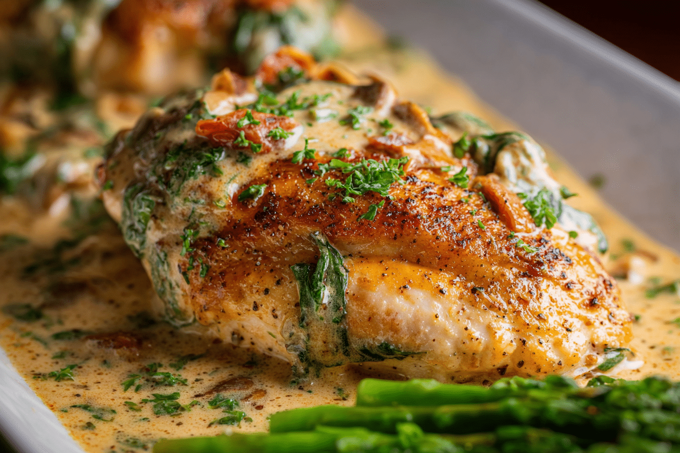 Baked Tuscan Chicken