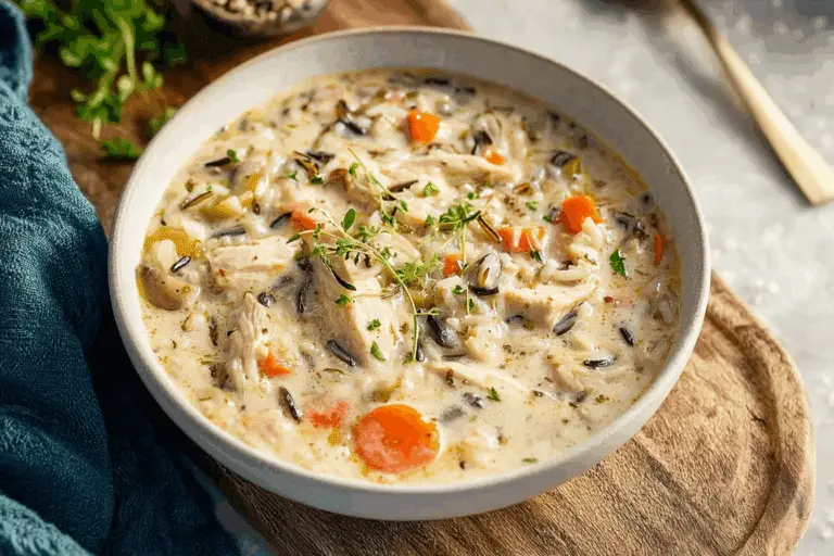 Creamy Chicken and Wild Rice Soup