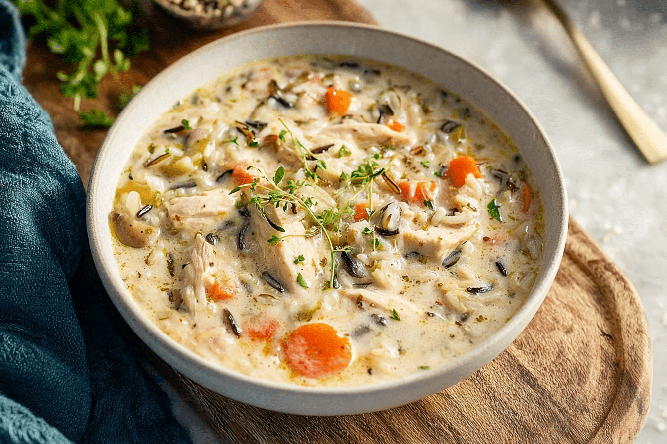 Creamy Chicken and Wild Rice Soup