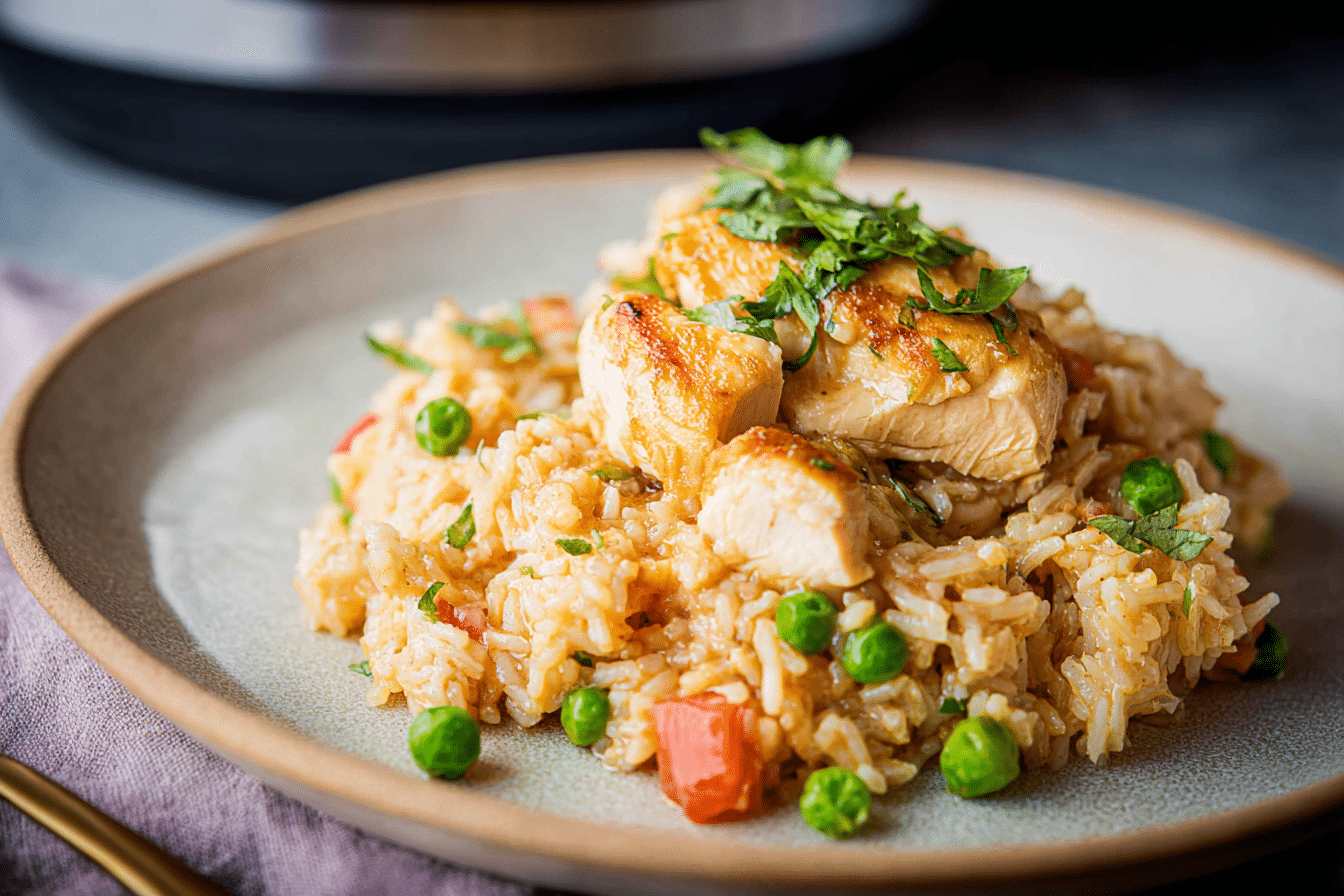Instant Pot Chicken Breast and Rice