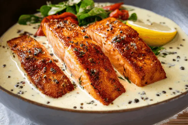 Creamy Garlic Parmesan Salmon