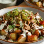Chicken Shawarma Potato Bowls