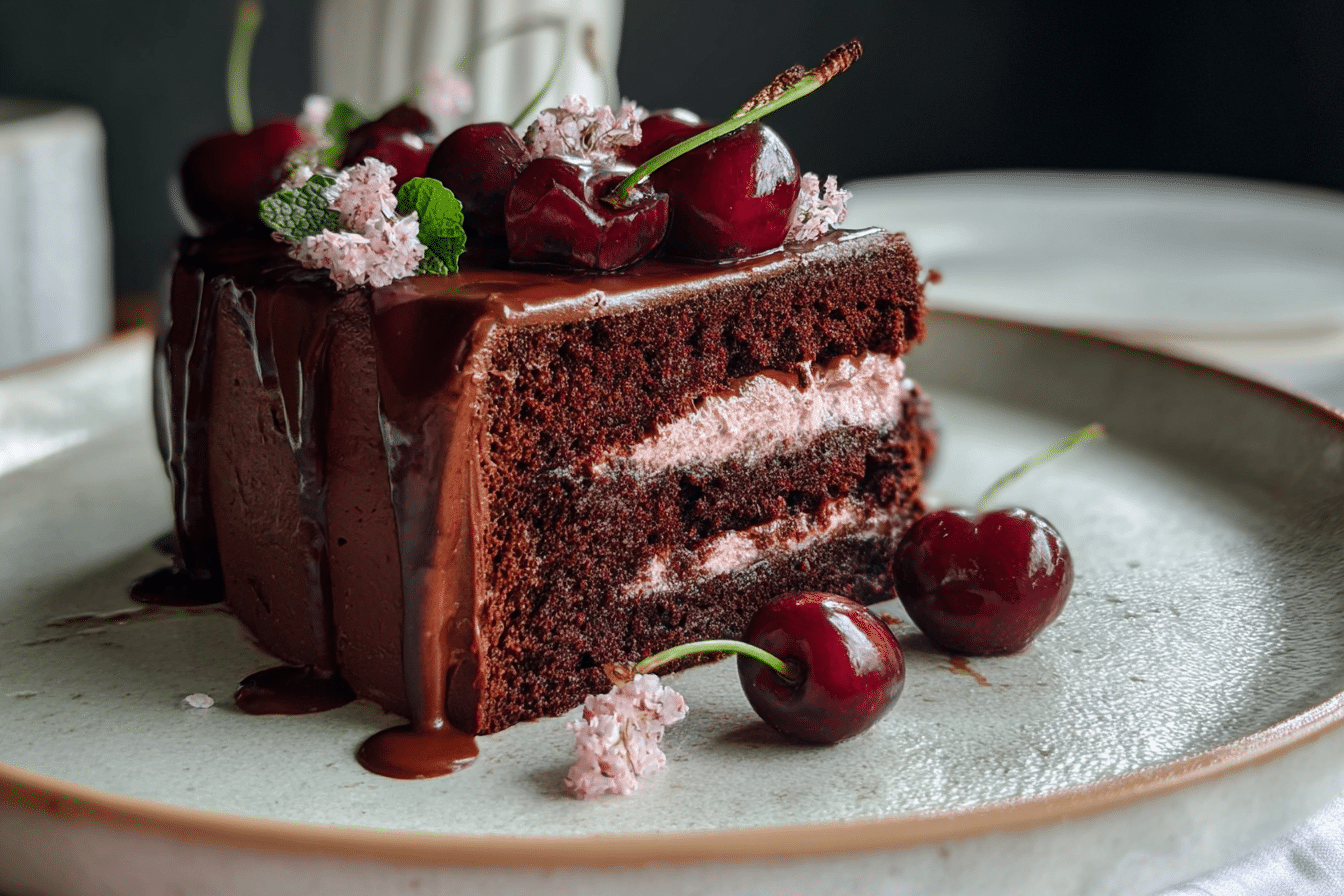 Easy Chocolate Cherry Cake Recipe