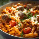 Meatball Pasta Bake