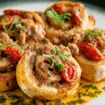 Sausage Cream Cheese Pinwheels