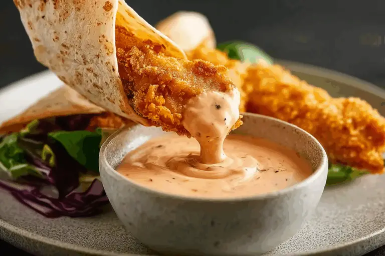 Chicken Wraps with Homemade Raising Cane’s Copycat Sauce