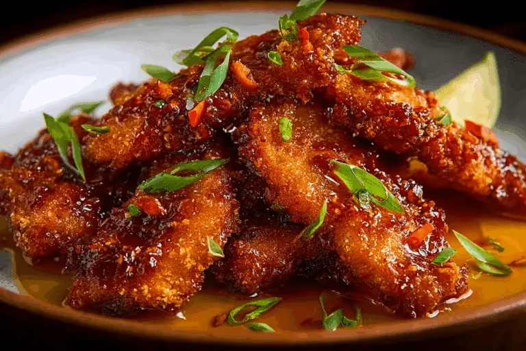 HOT HONEY GARLIC TENDERS Crispy