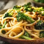 Creamy Udon Noodles with Broccoli