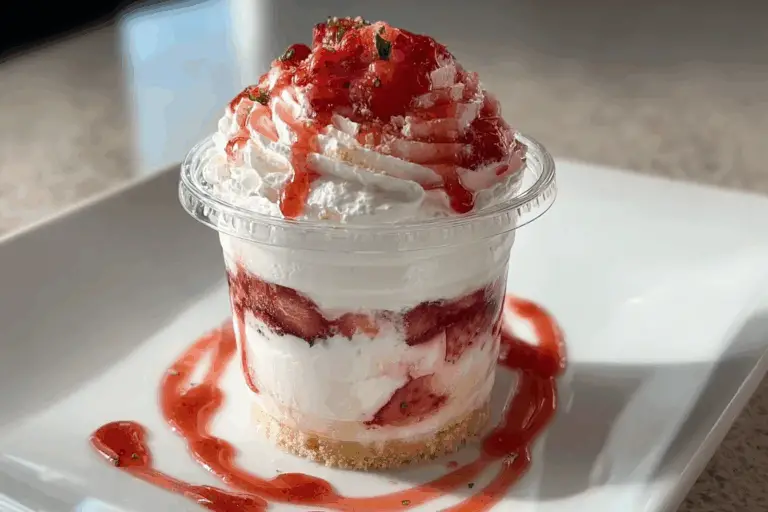 Strawberry Shortcake Frappuccino