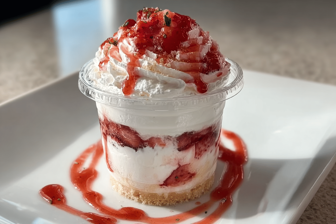 Strawberry Shortcake Frappuccino