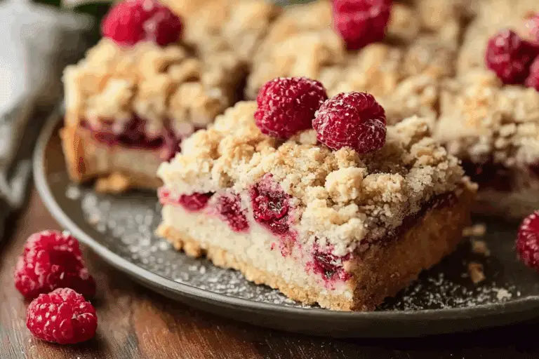 Raspberry Crumble Cake